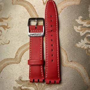 Swatch leather strap